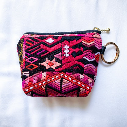 Huipil Mini Pouch #2／グアテマラ ウィピル  ポーチ AirPods ケース