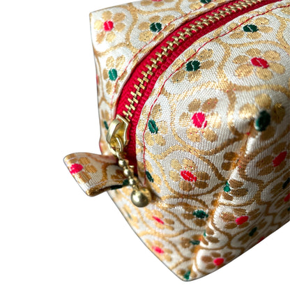 Printed India Silk Pouch #1
