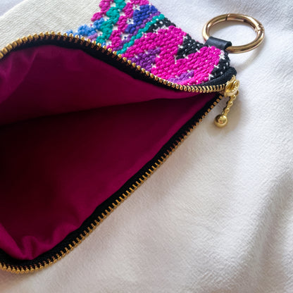 Huipil Pouch #4／グアテマラ ウィピル  ポーチ ペンケース