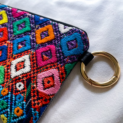 Huipil Pouch #1／グアテマラ ウィピル  ポーチ ペンケース