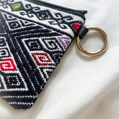 Mexican Embroidery Pouch #4／メキシコ刺繍 ララインサール ポーチ airpods ケース