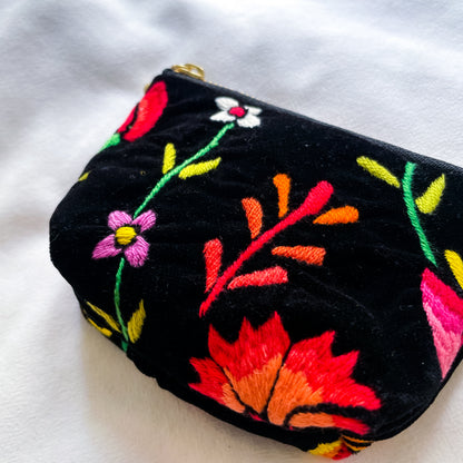 Oaxaca Embroidery Mini Pouch #3／メキシコ刺繍 オアハカ ポーチ