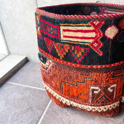 Trival Rug Pot (L) #2／トライバルラグ 絨毯 鉢カバー ポット
