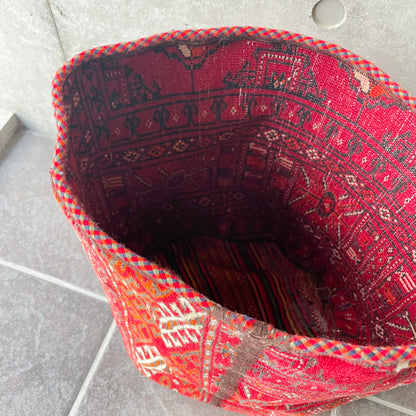 Trival Rug Pot (L) #1／トライバルラグ 絨毯 鉢カバー ポット