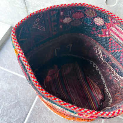 Trival Rug Pot (L) #2／トライバルラグ 絨毯 鉢カバー ポット