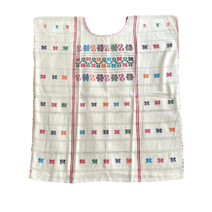 Amuzgo Huipil Blouse A／メキシコ刺繍 ブラウス チュニック