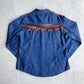 Chiapas Embroidery Light Denim Shirt B (M)／チアパス メキシコ刺繍 デニムシャツ 薄手／インディゴ Mサイズ