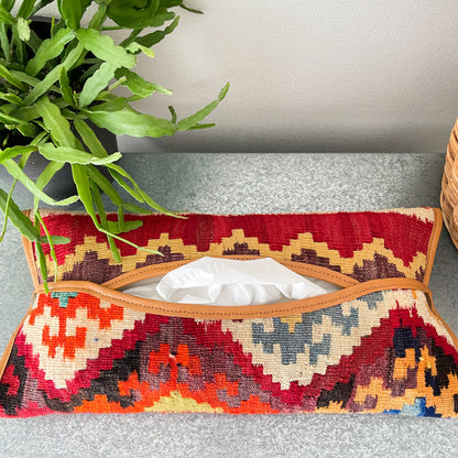 Old Kilim Tissue Box Cover #6／キリム ティッシュ ボックス カバー ケース