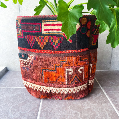 Trival Rug Pot (L) #2／トライバルラグ 絨毯 鉢カバー ポット