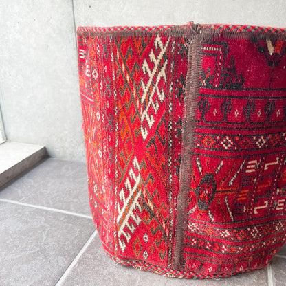 Trival Rug Pot (L) #1／トライバルラグ 絨毯 鉢カバー ポット