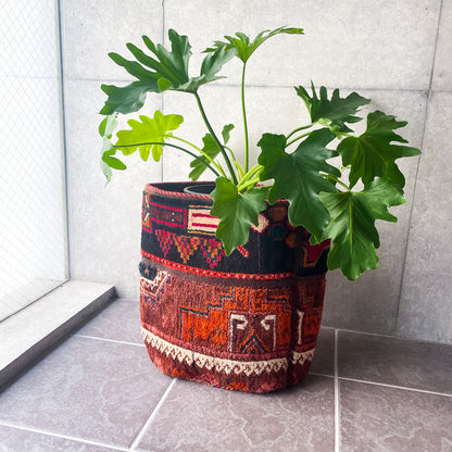 Trival Rug Pot (L) #2／トライバルラグ 絨毯 鉢カバー ポット
