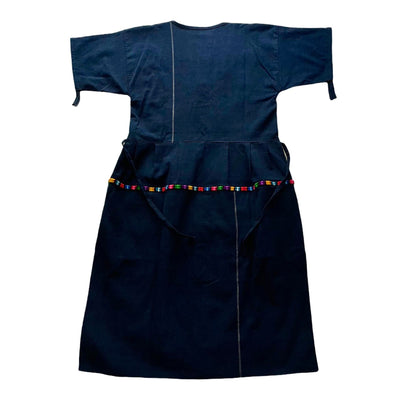 Huipil × Indigo Dress H (S)／グアテマラ ウィピル × 藍染 ワンピース