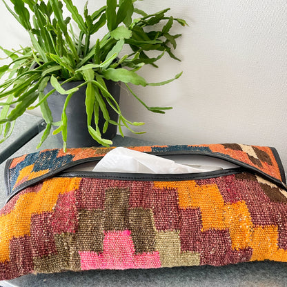 Old Kilim Tissue Box Cover #5／キリム ティッシュ ボックス カバー ケース