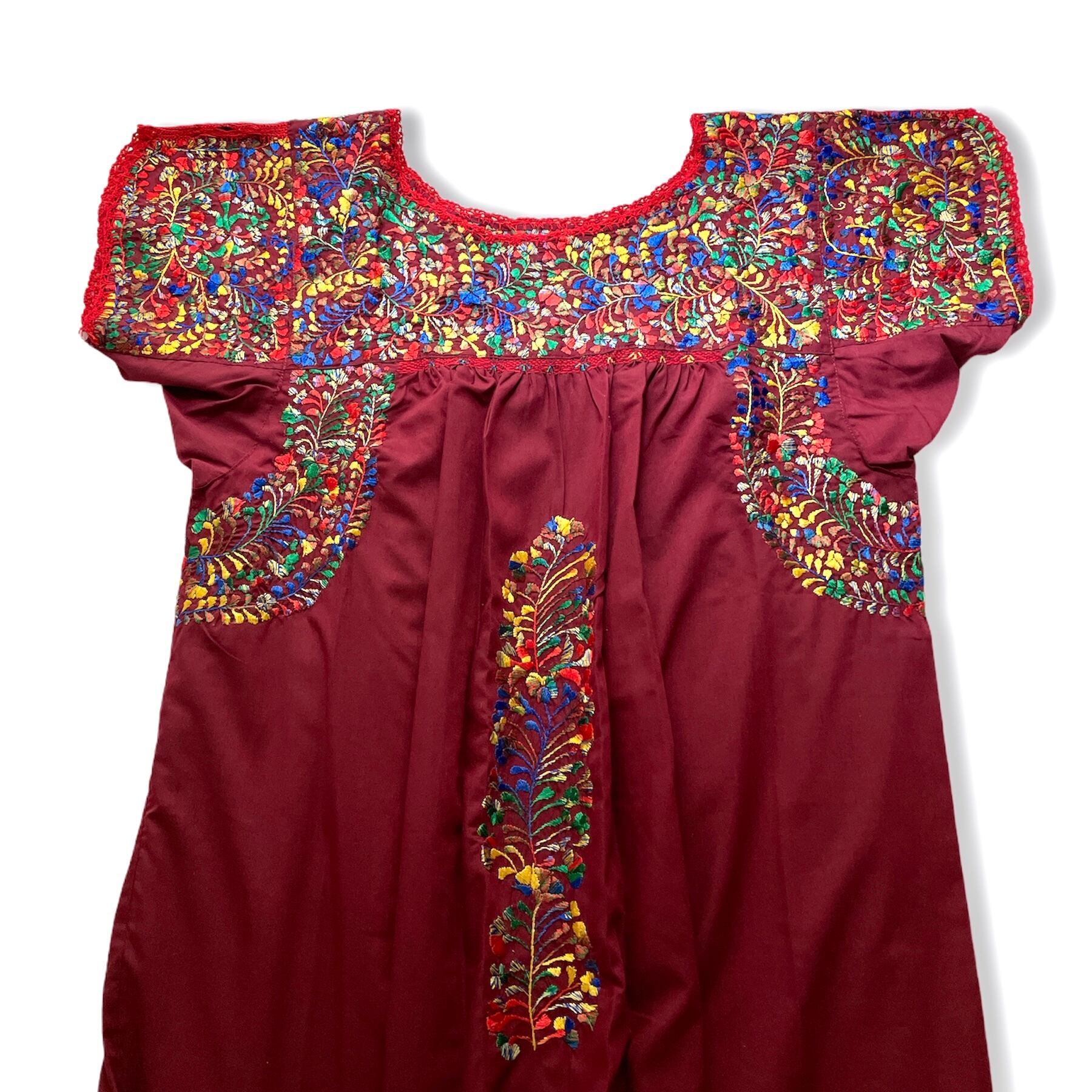 San Antonino Dress H／サンアントニーノ メキシコ刺繍 ワンピース