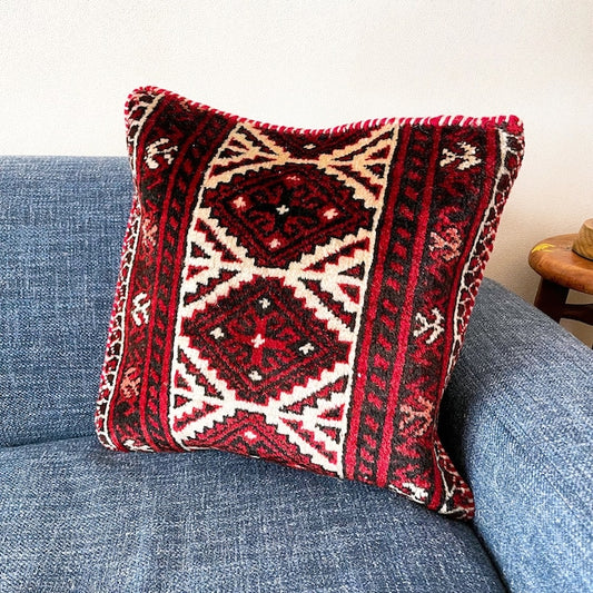 Trival Rug Cushion Cover #1／トルクメン トライバル ラグ クッションカバー