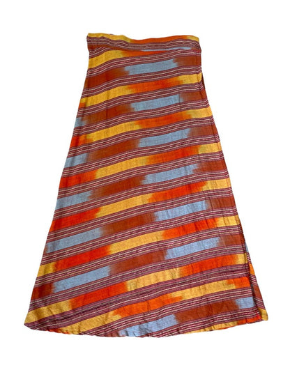 Jaspe Skirt #7／グアテマラ コルテ 巻きスカート 絣 織り