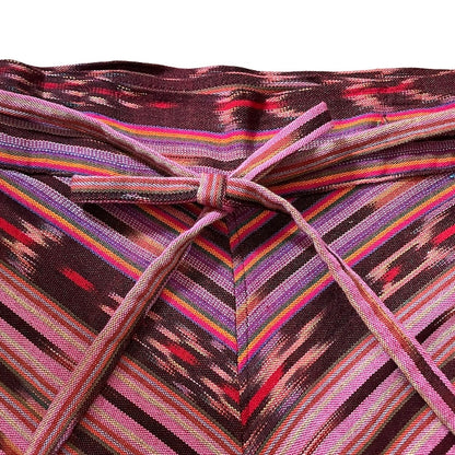 Jaspe Skirt #4／グアテマラ コルテ 巻きスカート 絣 織り