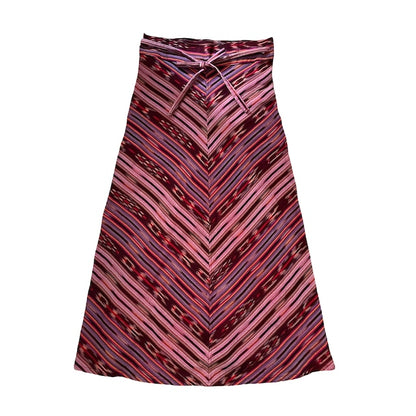 Jaspe Skirt #4／グアテマラ コルテ 巻きスカート 絣 織り