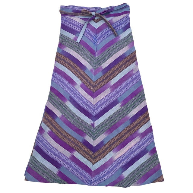 Jaspe Skirt #3／グアテマラ コルテ 巻きスカート 絣 織り