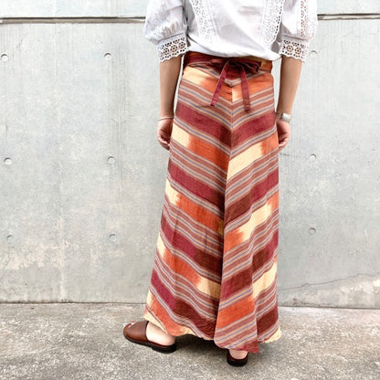 Jaspe Skirt #2／グアテマラ コルテ 巻きスカート 絣 織り