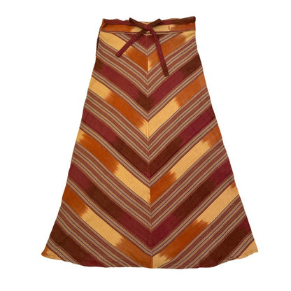 Jaspe Skirt #2／グアテマラ コルテ 巻きスカート 絣 織り