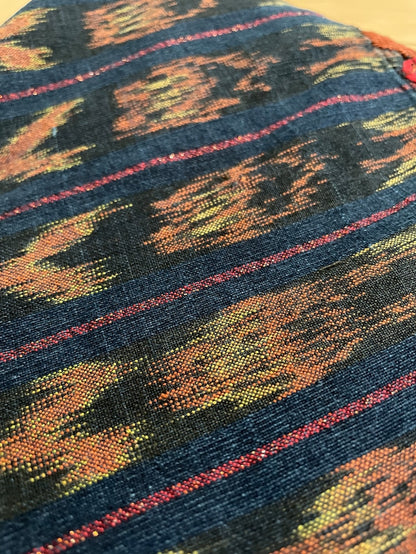 Indigo Skirt Corte #13／グアテマラ コルテ 藍染 スカート 刺繍 民族衣装