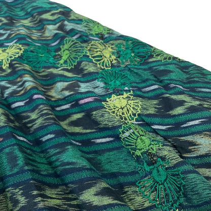 Indigo Skirt Corte #6／グアテマラ コルテ 藍染 スカート 刺繍 民族衣装