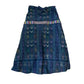 Indigo Skirt Corte #5／グアテマラ コルテ 藍染 スカート 刺繍 民族衣装