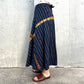 Indigo Skirt Corte #4／グアテマラ コルテ 藍染 スカート 刺繍 民族衣装