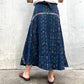 Indigo Skirt Corte #1／グアテマラ コルテ 藍染 スカート 刺繍 民族衣装
