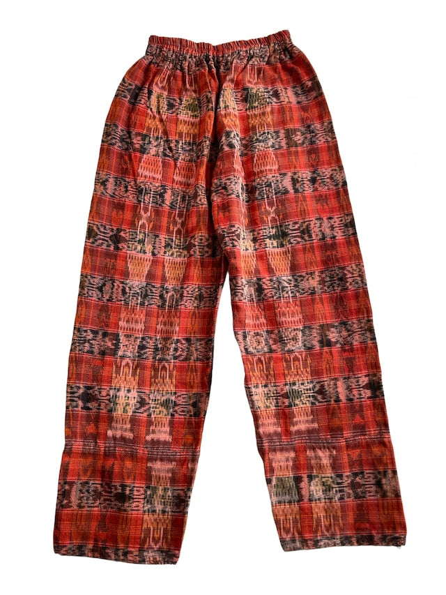 Guatemalan Easy Pants (wide straight) #16／グアテマラ コルテ イージーパンツ 織り