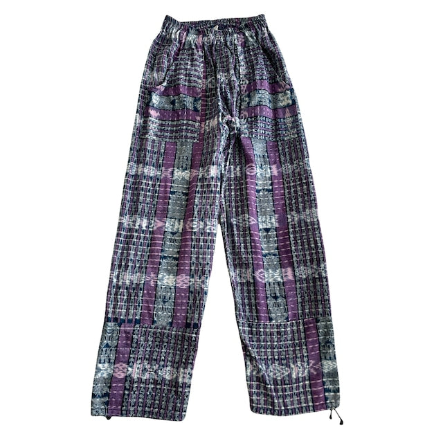 Guatemalan Easy Pants (wide straight) #11／グアテマラ コルテ イージーパンツ 織り