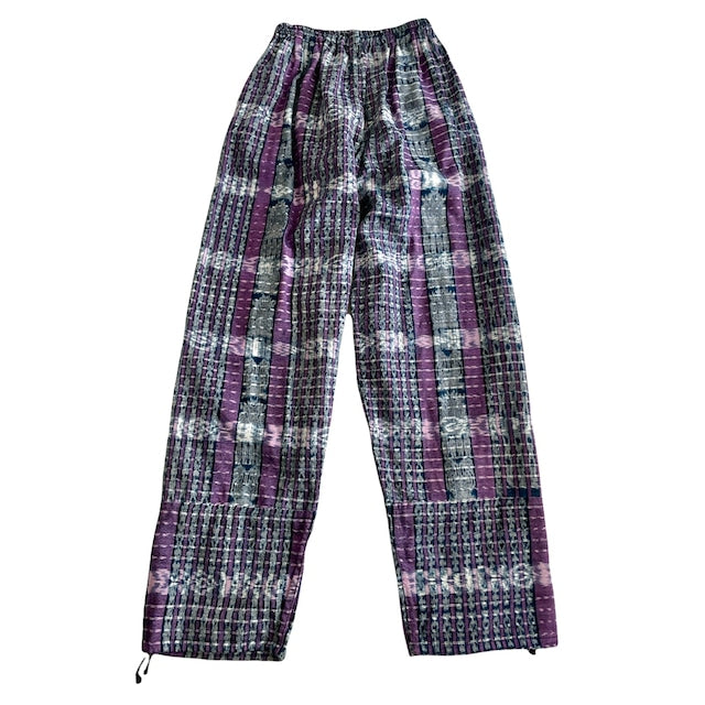 Guatemalan Easy Pants (wide straight) #11／グアテマラ コルテ イージーパンツ 織り