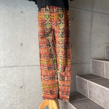 Guatemalan Easy Pants #7／グアテマラ コルテ イージーパンツ 織り