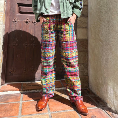 Guatemalan Easy Pants #3／グアテマラ コルテ イージーパンツ 織り