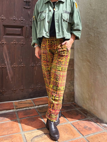Guatemalan Easy Pants #4／グアテマラ コルテ イージーパンツ 織り