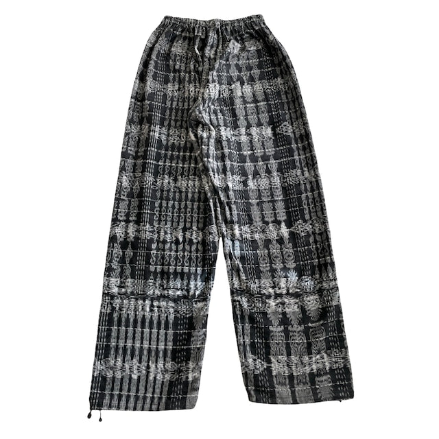 Guatemalan Easy Pants (wide straight) #1／グアテマラ コルテ イージーパンツ ワイドパンツ 織り