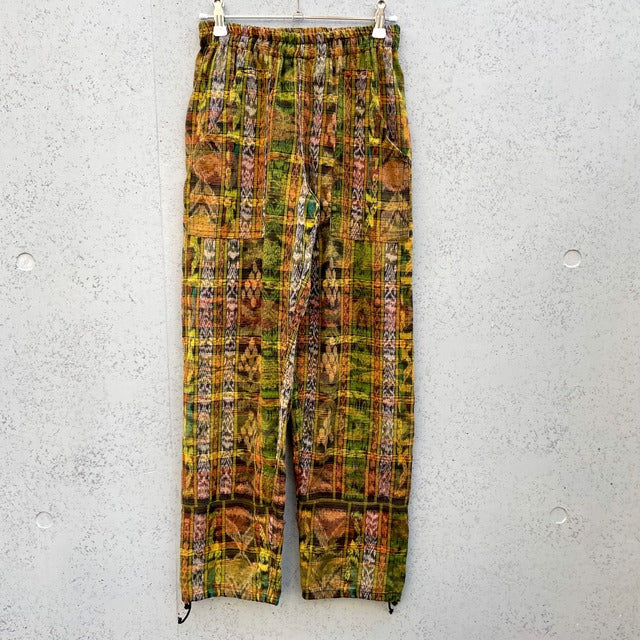 Guatemalan Easy Pants E (Jaspe Corte)／グアテマラ コルテ イージーパンツ 織り