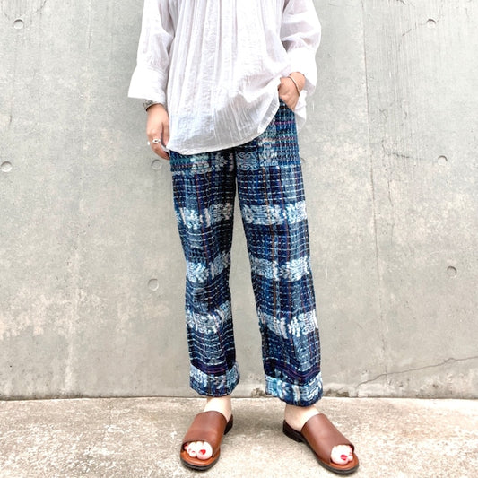 Guatemalan Easy Pants S (Jaspe Corte)／グアテマラ コルテ イージーパンツ 織り