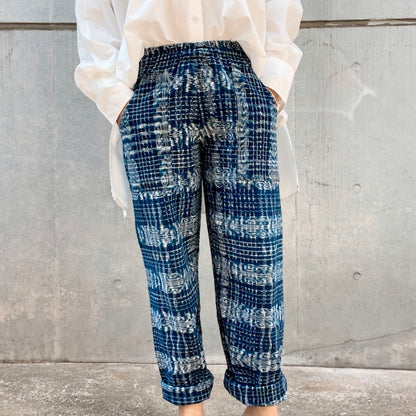 Guatemalan Easy Pants J (Jaspe Corte)／グアテマラ コルテ イージーパンツ 織り