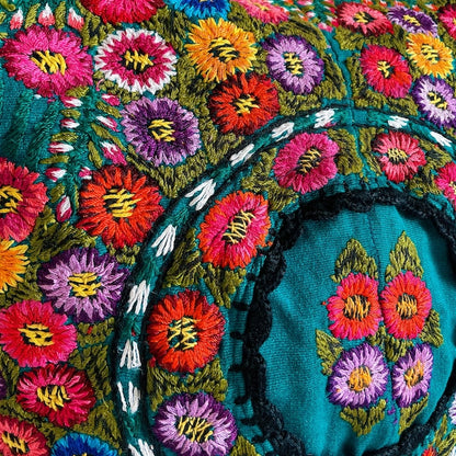 Vintage Huipil Cushion Cover B (45×45㎝)／グアテマラ ウィピル クッションカバー
