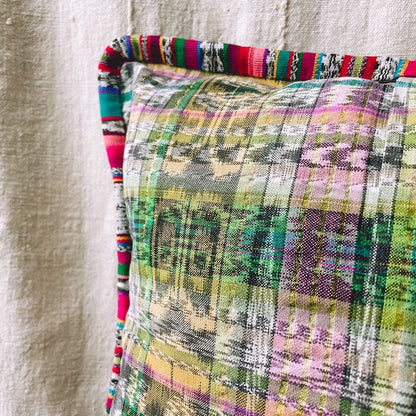 Huipil Cushion Cover #7 (40×40㎝)／グアテマラ ウィピル クッションカバー