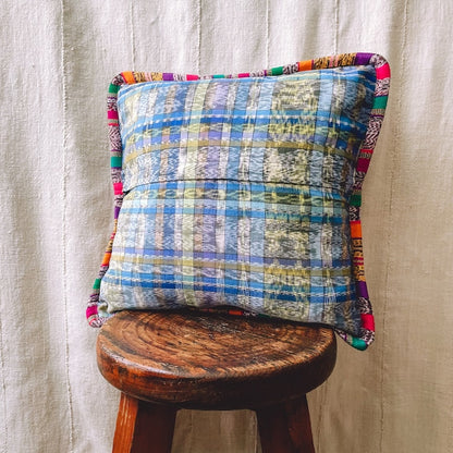 Huipil Cushion Cover #9 (40×40㎝)／グアテマラ ウィピル クッションカバー