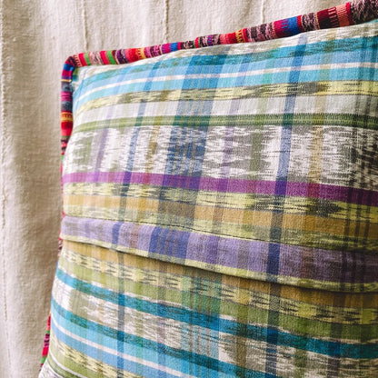 Huipil Cushion Cover #12 (40×40㎝)／グアテマラ ウィピル クッションカバー