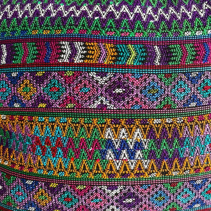 Huipil Cushion Cover #1 (50×50㎝)／グアテマラ ウィピル クッションカバー