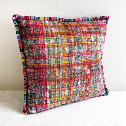 Huipil Cushion Cover #2 (45×45㎝)／グアテマラ ウィピル クッションカバー