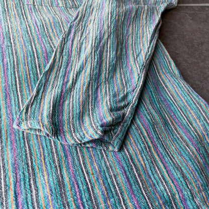 Striped Shirt #2／ネパール コットン ストライプ シャツ トップス