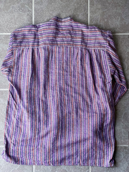 Striped Shirt #1／エクアドル コットン ストライプ シャツ トップス