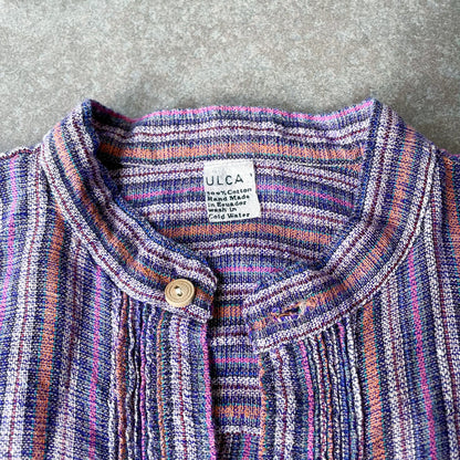 Striped Shirt #1／エクアドル コットン ストライプ シャツ トップス