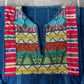 Guatemalan Indigo Blouse #1／グアテマラ ウィピル 刺繍 織り ブラウス トップス